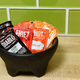 Array of Taco Bell sauces in salsa bowl